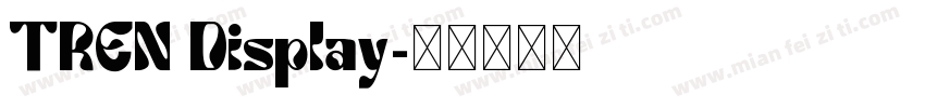 TREN Display字体转换